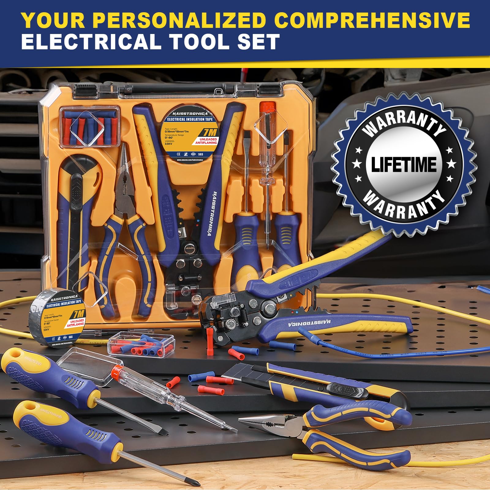 Haisstronica lifetime-guaranteed electrical tool set - personalized comprehensive solution for professionals