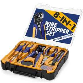 Haisstronica professional wire stripper set for electrical work - precision tools for DIY and technicians
