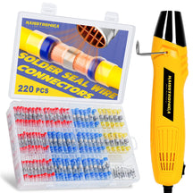 Heat Gun with Solder Seal Wire Connectors