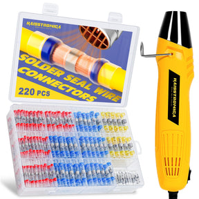Heat Gun with Solder Seal Wire Connectors