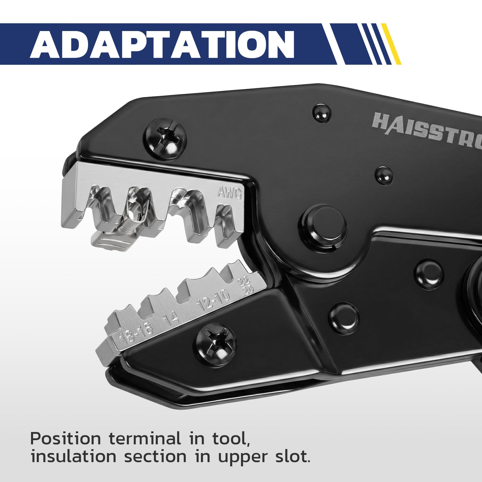 Brass Open Barrel Terminals with Crimping Tool