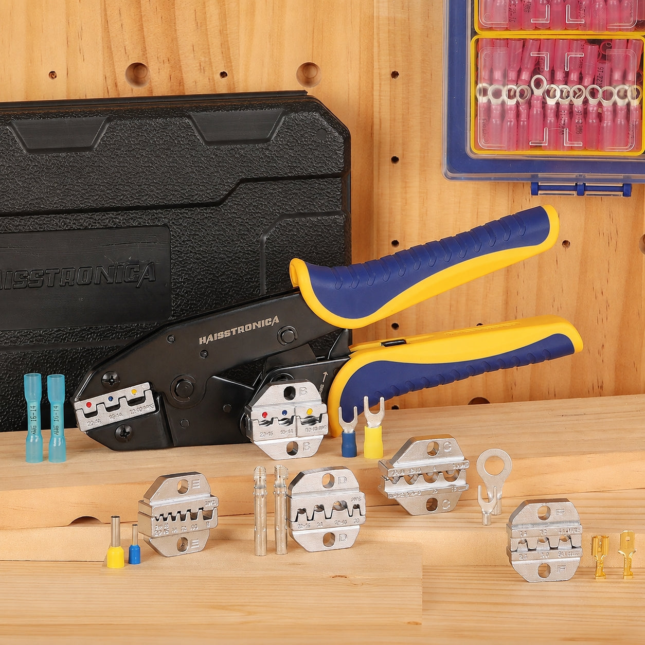 Haisstronica professional crimping tool kit