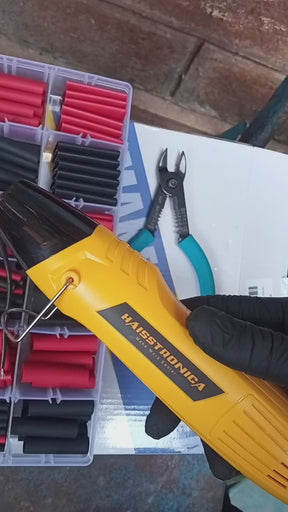 All in One Set - Heat Gun with Solder Seal Wire Connectors, 3:1 Heat Shrink Tubing